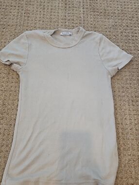 Michael Stars Lightweight Crewneck Tee - Oatmeal